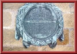 Memorial plaque, Great Ayton schoolhouse